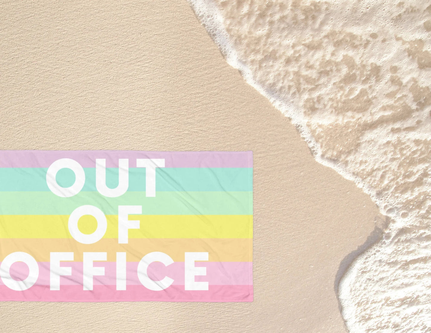 Rainbow Out of Office Towel