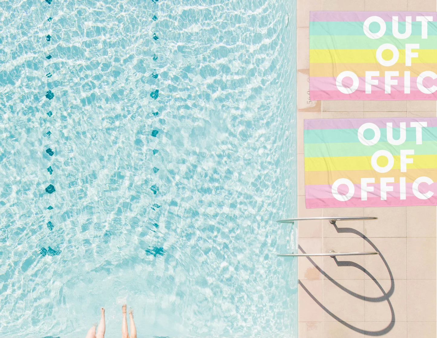 Rainbow Out of Office Towel