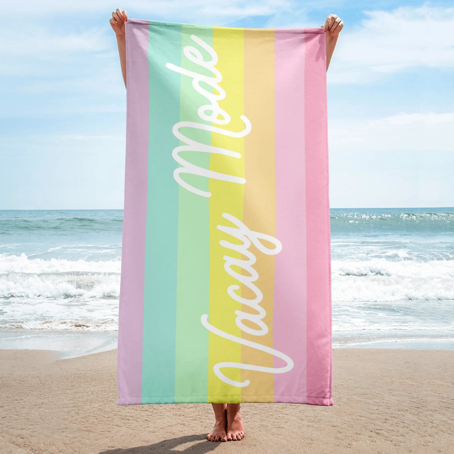 Vacay Mode Beach Towel
