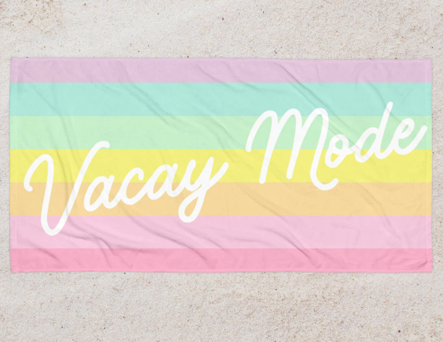 Vacay Mode Beach Towel