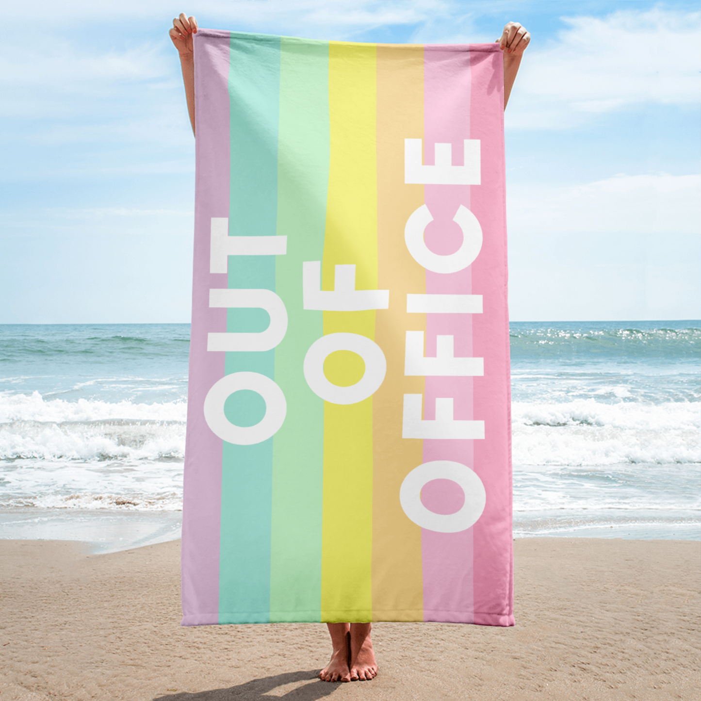 Rainbow Out of Office Towel