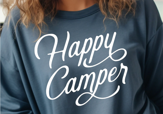 Happy Camper Sweatshirt for Women