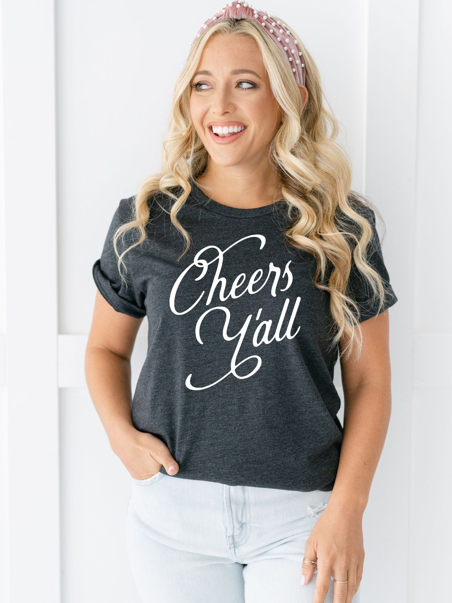 Cheers Y'all T-Shirt for girls weekend or staycation