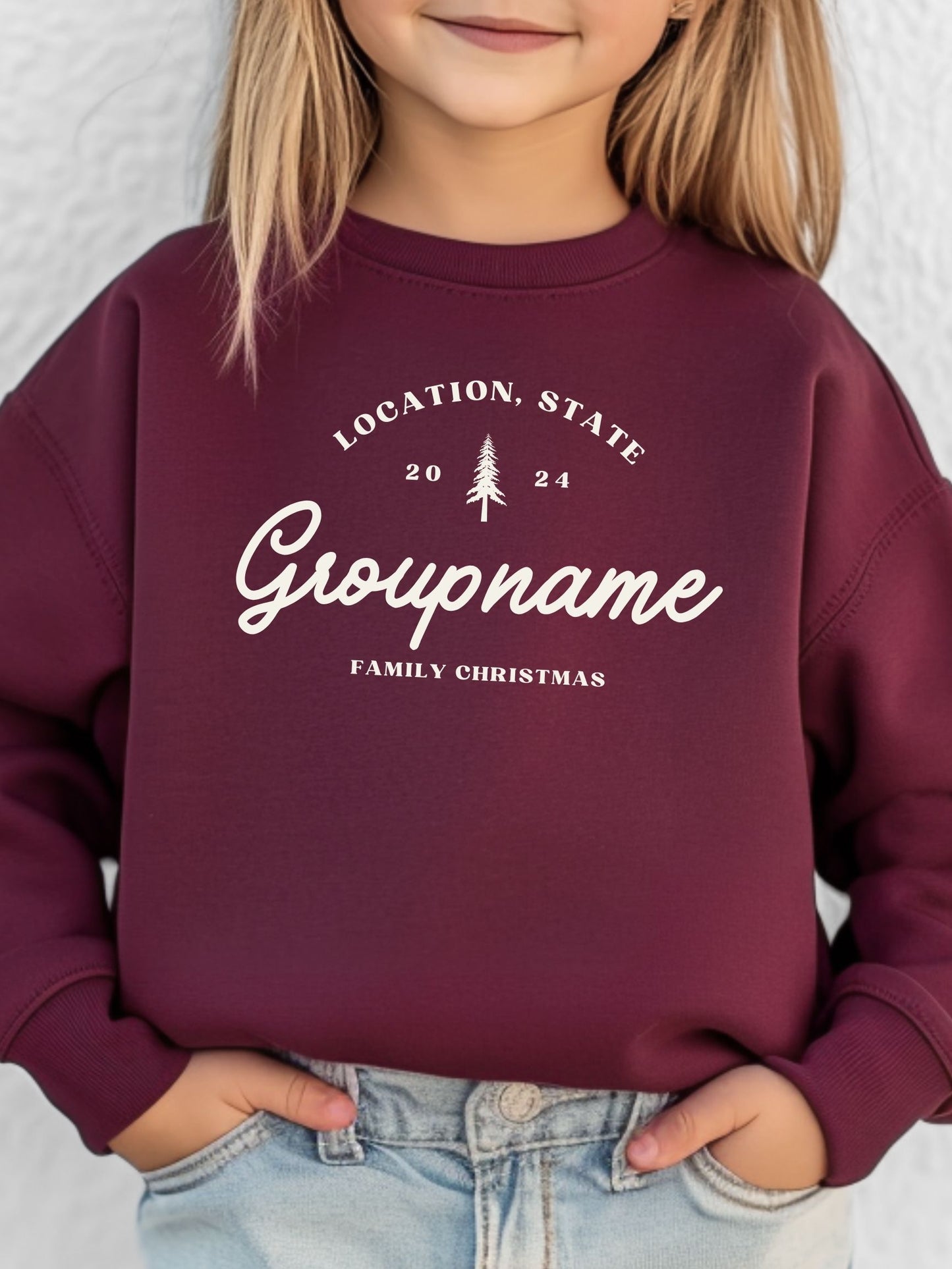 Kids Custom Christmas Sweatshirt