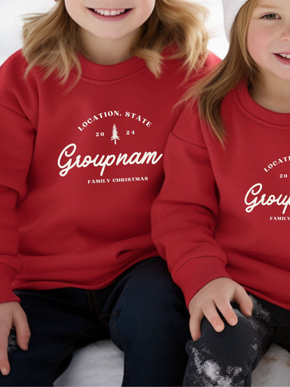 Kids Custom Christmas Sweatshirt