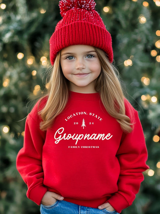 Kids Custom Christmas Sweatshirt