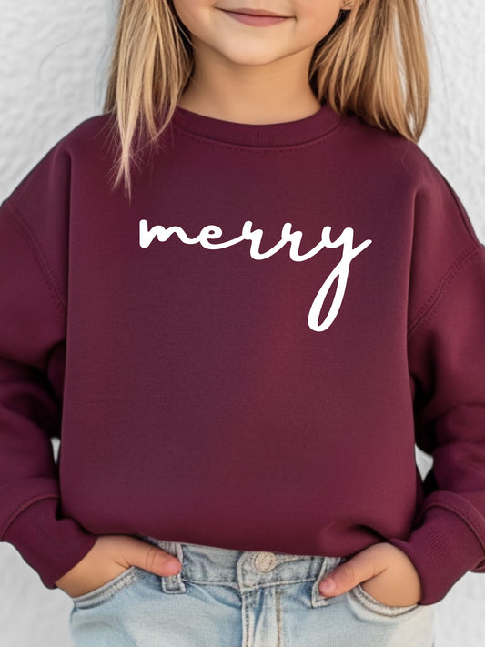 Merry Sweatshirt Kids