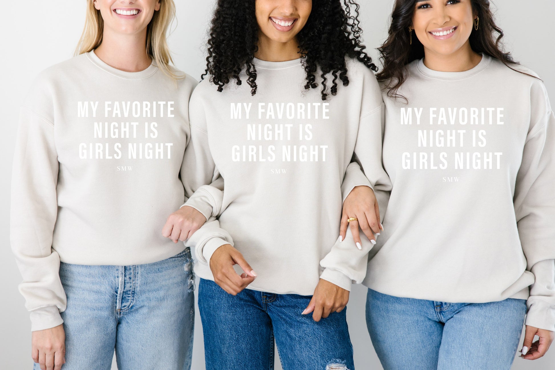 Signature Girls Night Sweatshirt for best friends