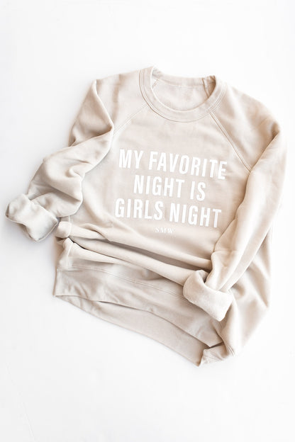 Signature Girls Night Sweatshirt - basic crew neck for best friends