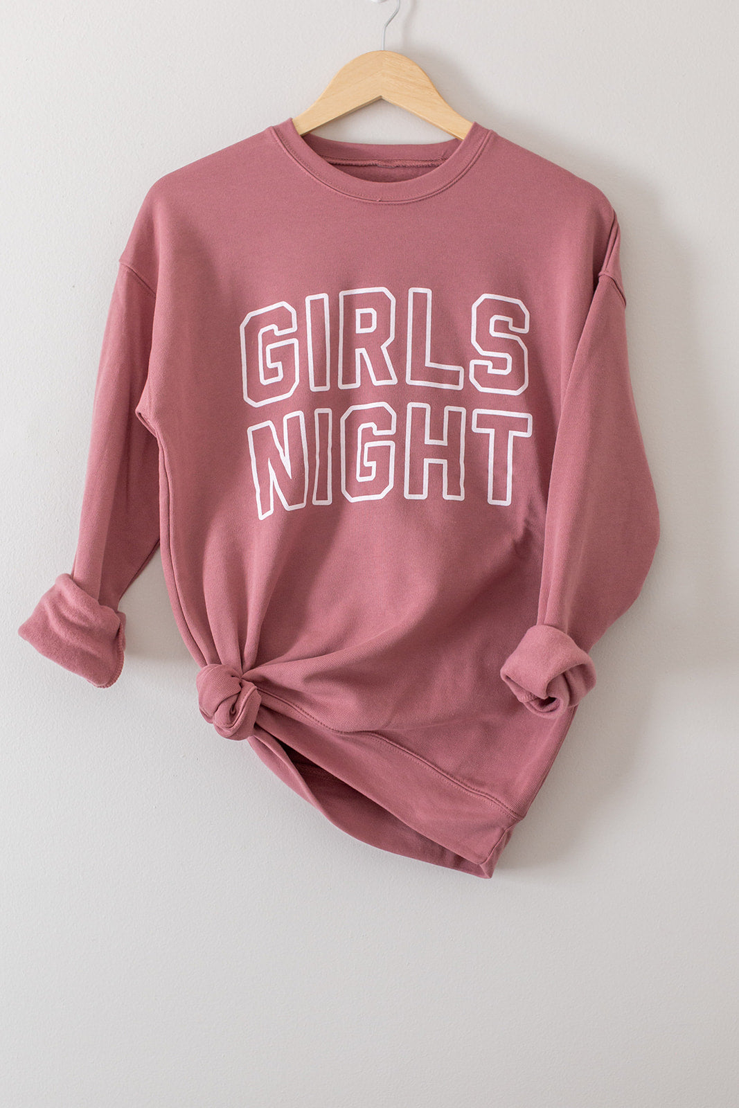 Seasonal Girls Night Sweatshirt - cute style and cozy material