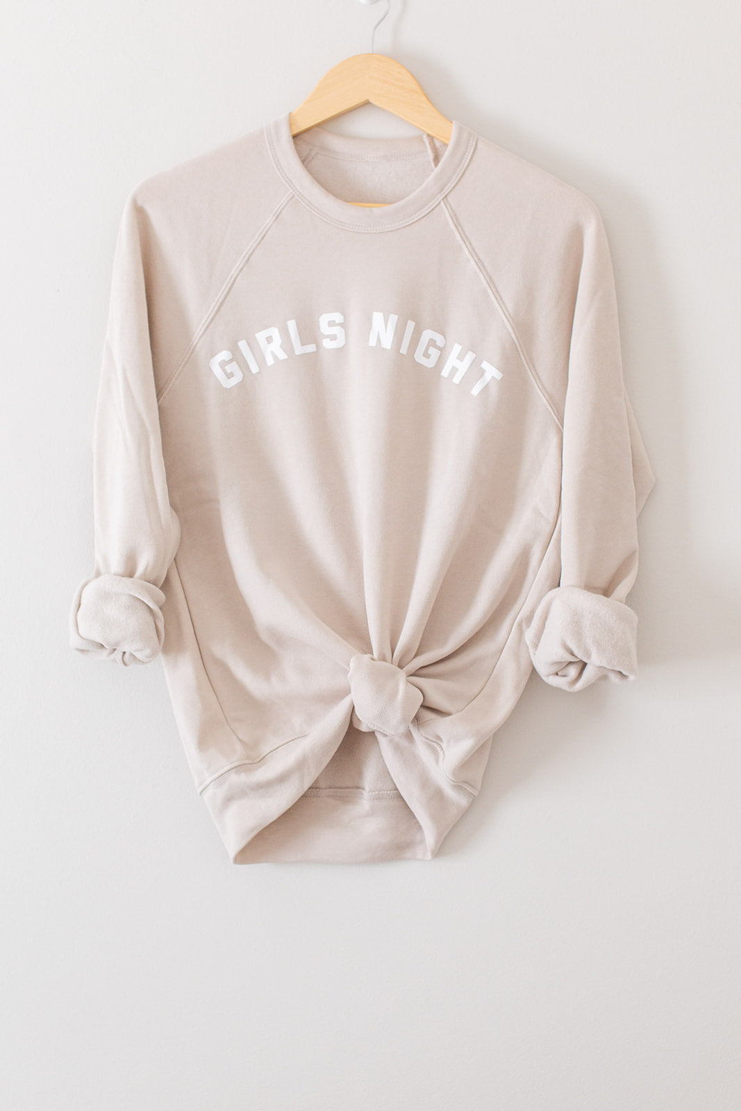 Classic Girls Night Sweatshirt - cozy material for any season