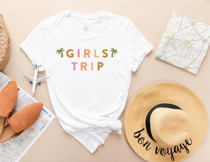 Palm Girls Trip Shirt for girls weekend getaways