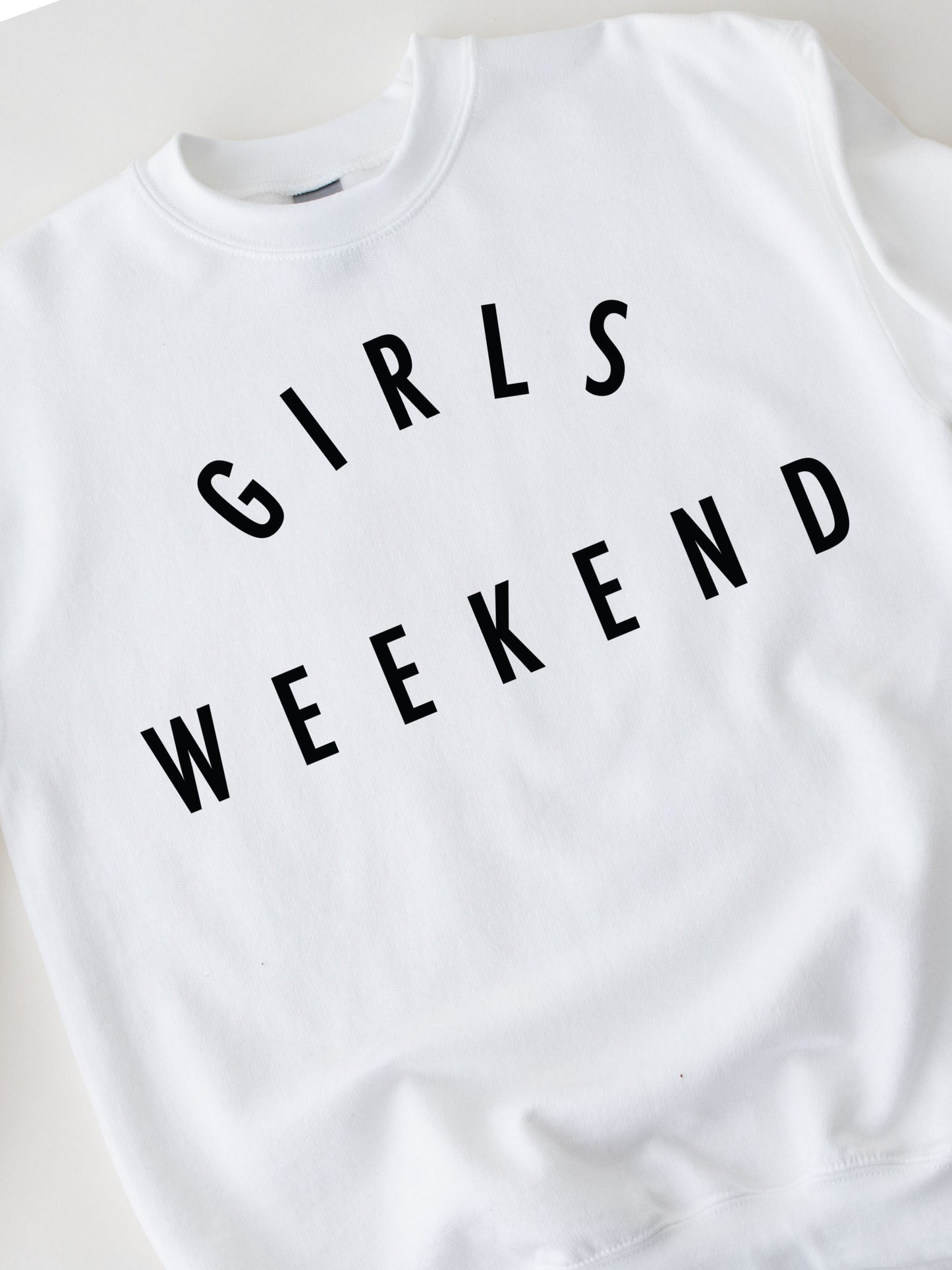 Classic Girls Weekend Sweatshirt - cozy and minimalist crewneck