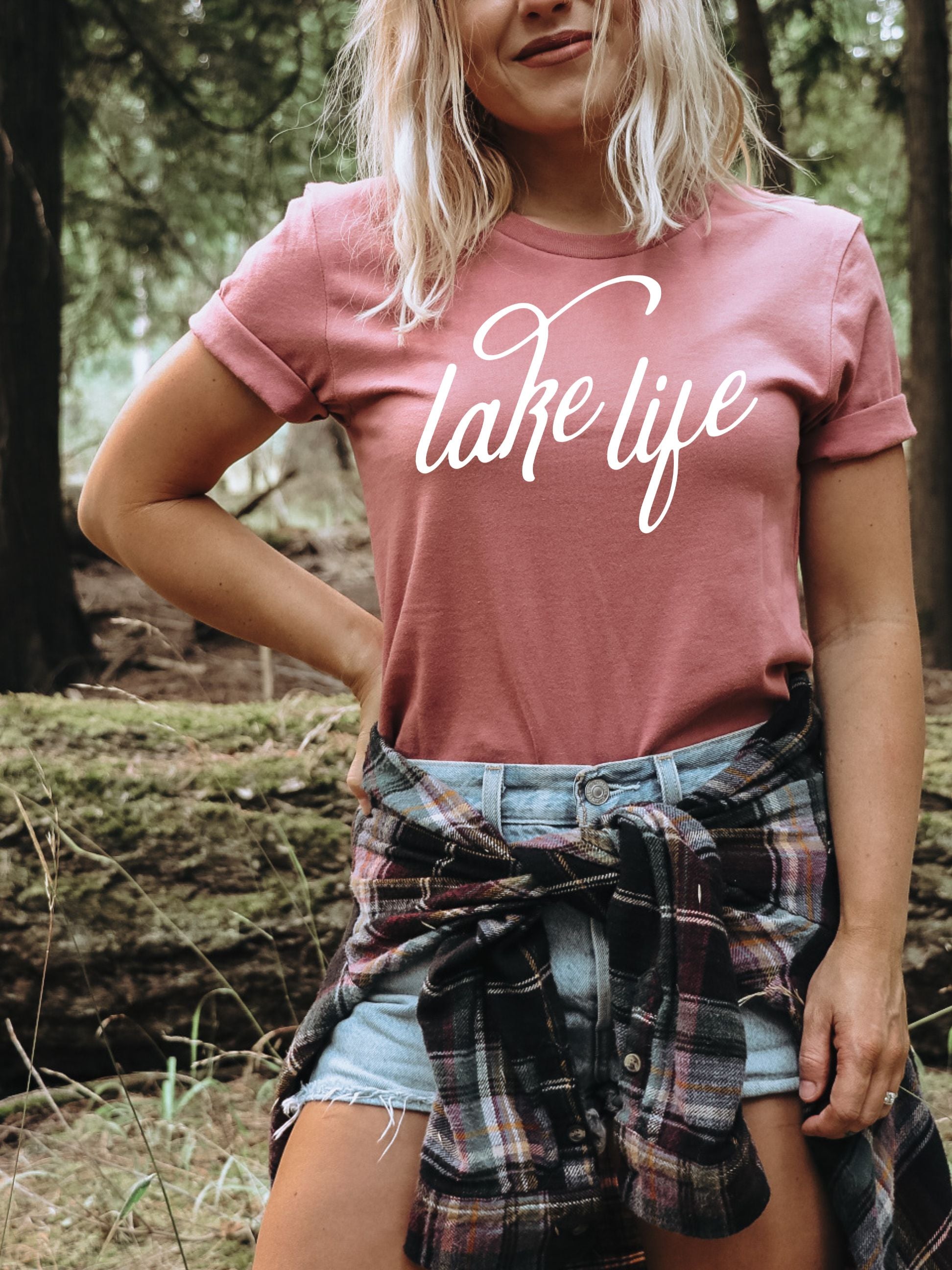 Lake Life Tshirt for cabin weekends or girls trips