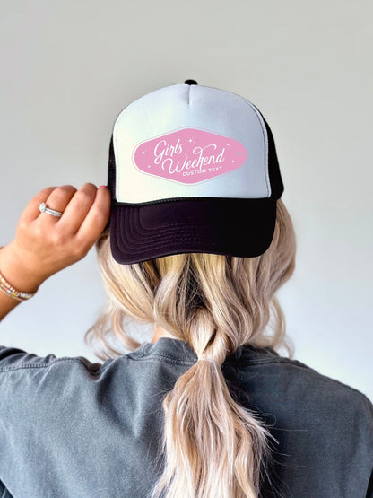 Customizable Girls Trip Trucker's Hats