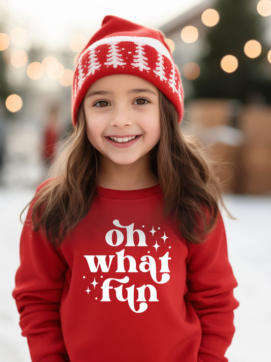 Oh What Fun Kids Sweatshirt