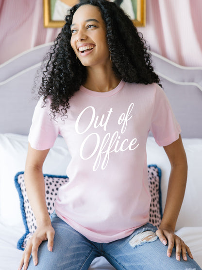 Pink Out of Office T-Shirt