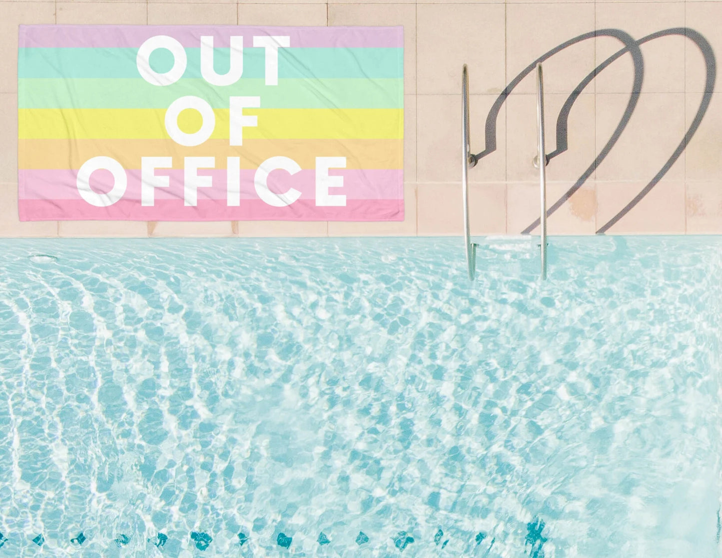 Rainbow Out of Office Towel
