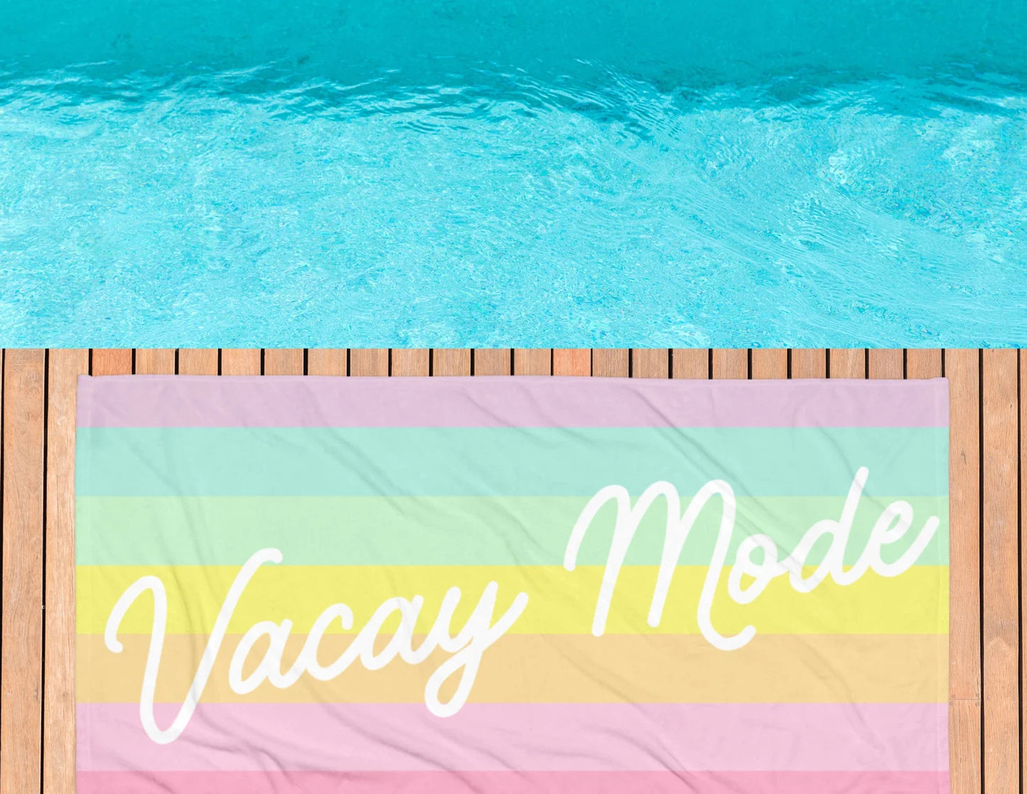 Vacay Mode Beach Towel