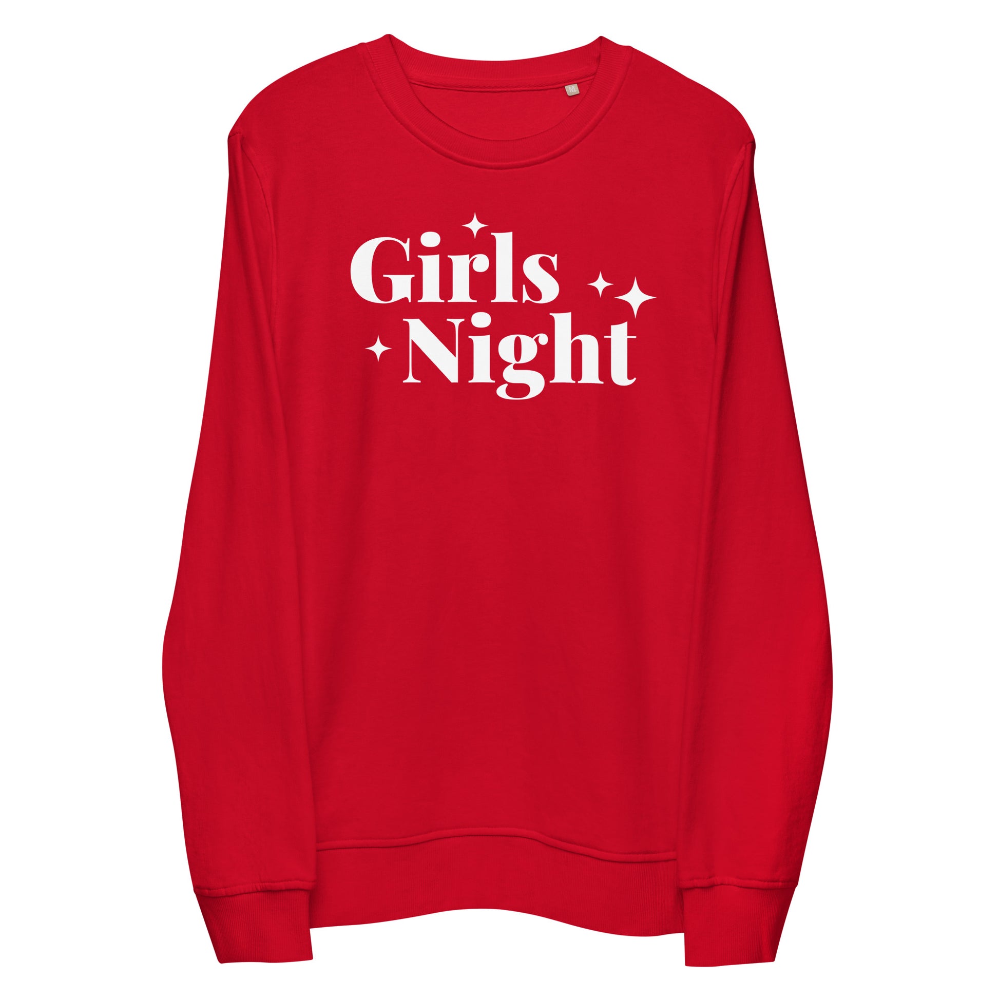 Summer Girls Night Sweatshirt in color red